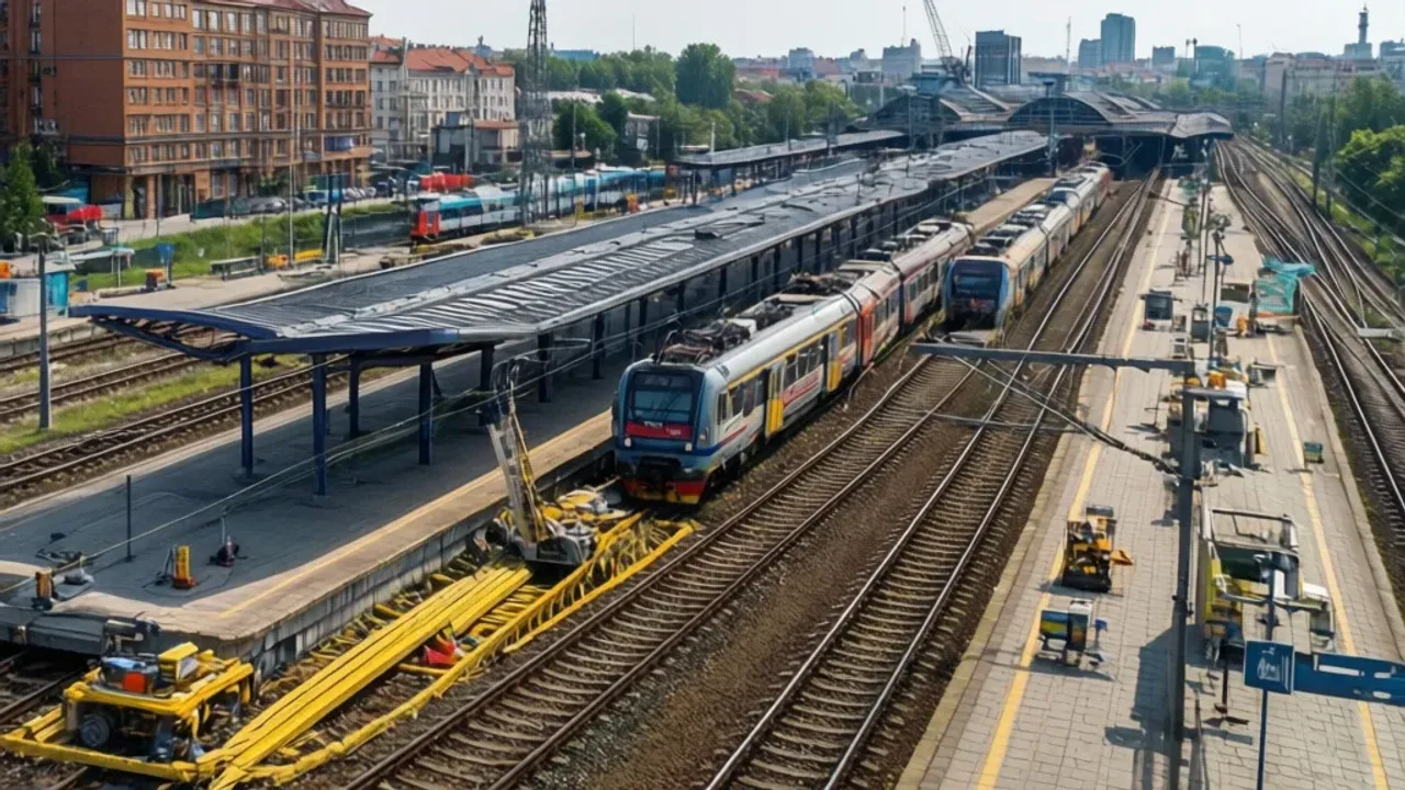 Rozpoczęła się modernizacja dworca PKP w Katowicach – zmiany w organizacji ruchu