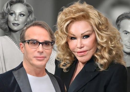 Portret Jocelyn Wildenstein podkreślający jej zmienione rysy twarzy po operacjach plastycznych, symbolizujący kontrowersje wokół jej wyglądu.